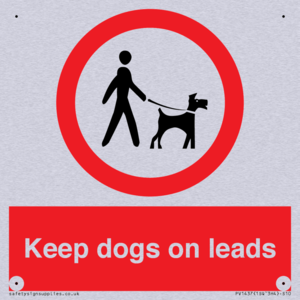 Keep dogs on leads